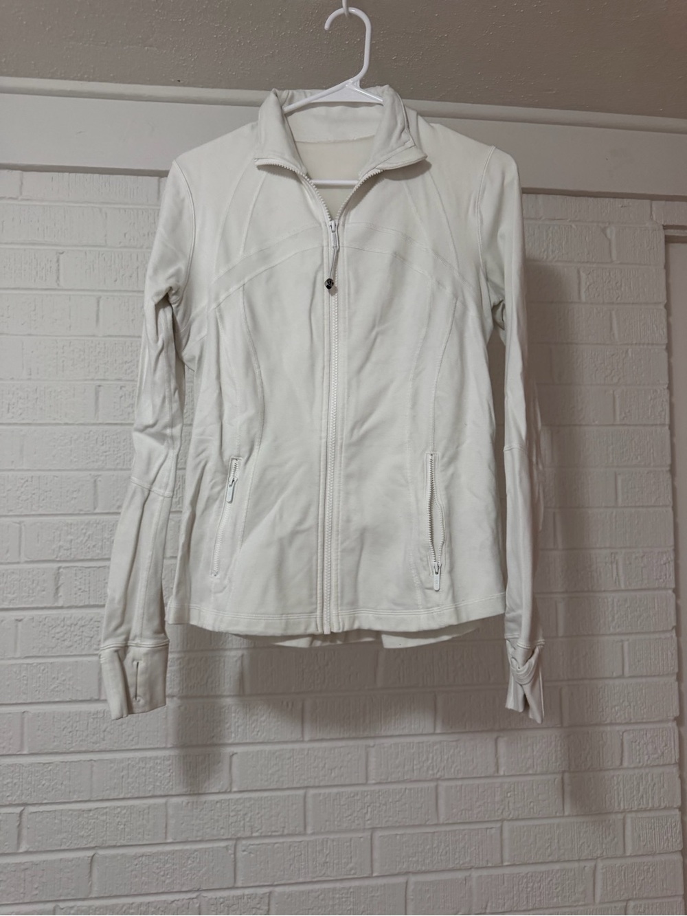 lululemon athletica Cream Full-Zip Utility Jacket
